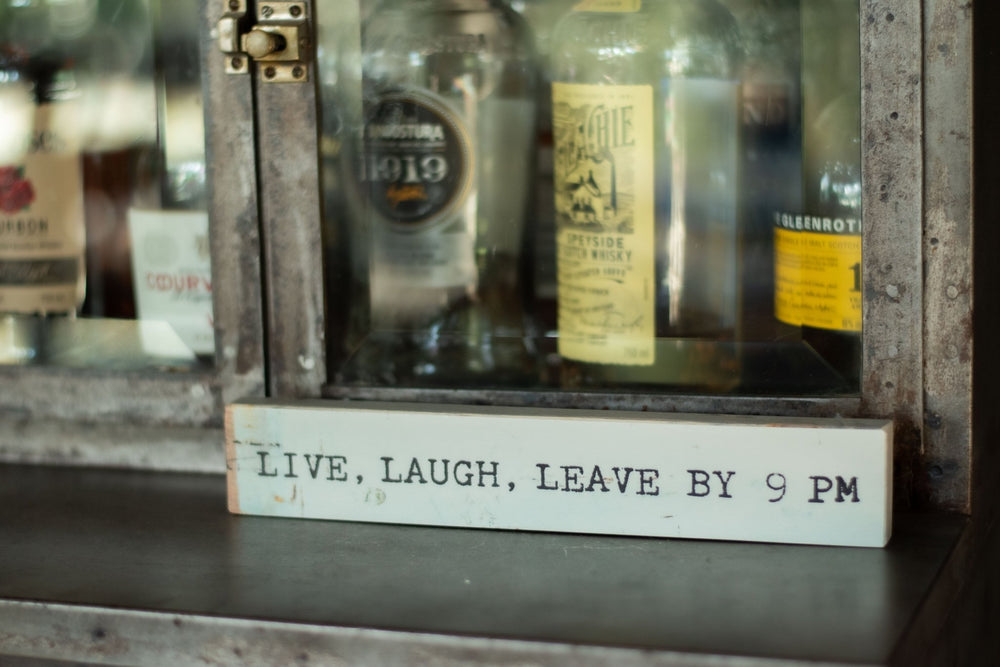 Timber Bit - Large - Live laugh leave by 9 - Cedar Mountain Studios