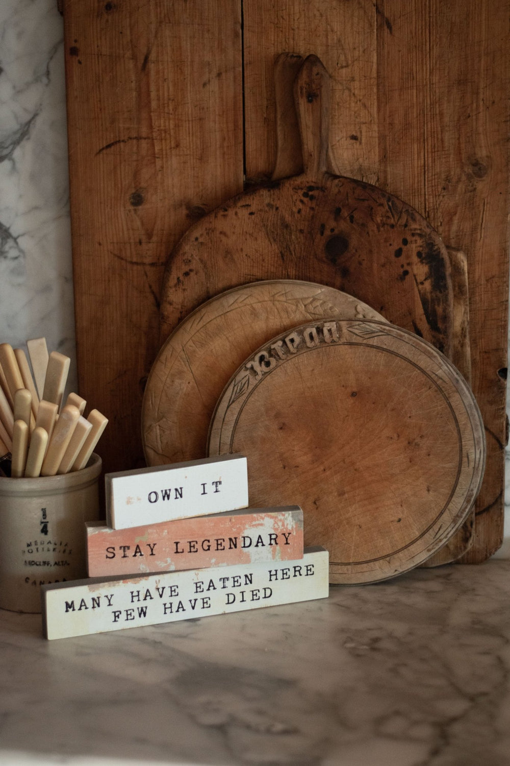 Timber Bit - Medium - Elbows Up - Cedar Mountain Studios