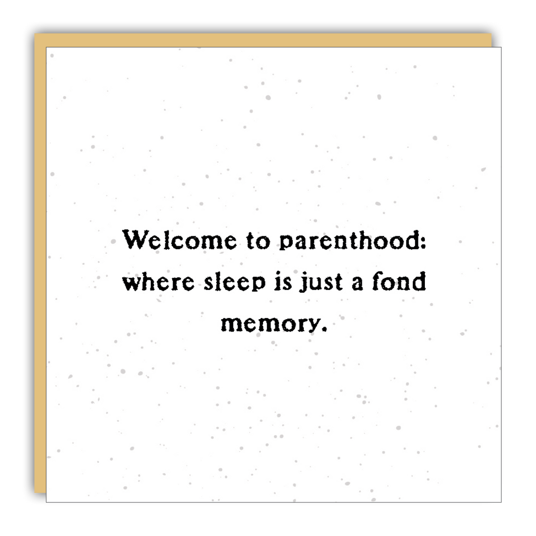 Gift Enclosure - Little Gem - Welcome to parenthood