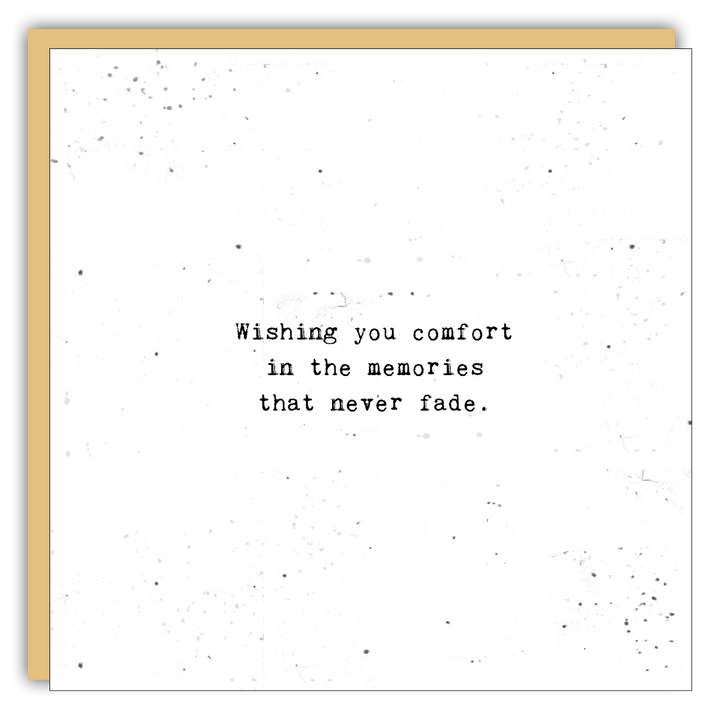 Keepsake Cards - Little Gem - Wishing you comfort