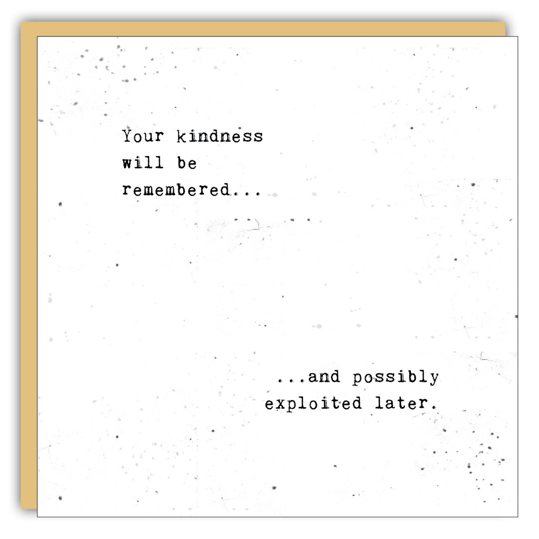 Keepsake Cards - Little Gem - Your kindness