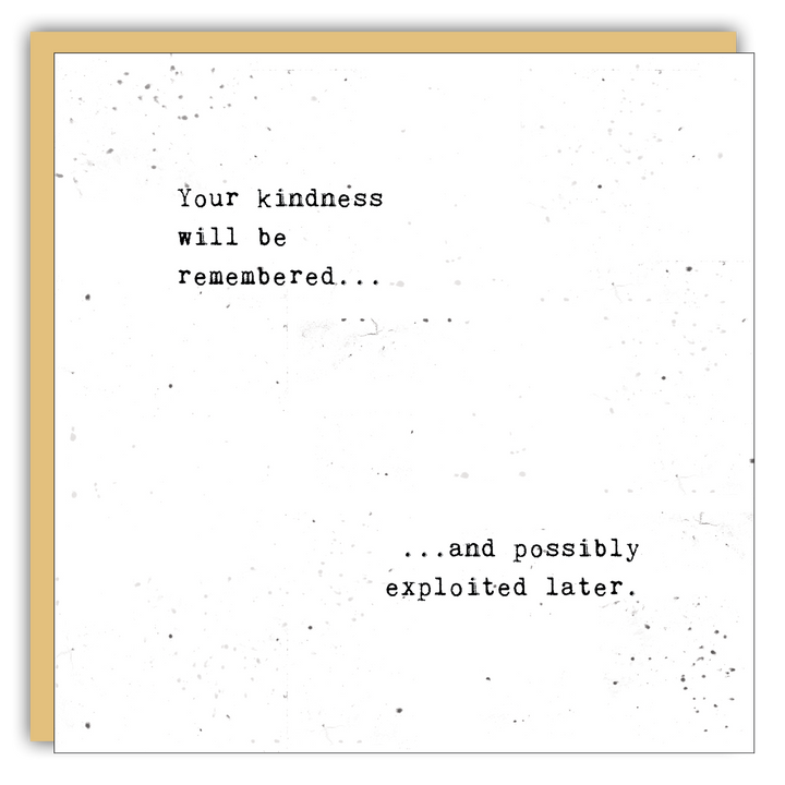 Keepsake Cards - Little Gem - Your kindness