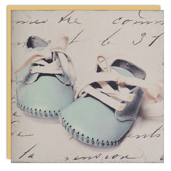 Baby Shoes Blue - Cedar Mountain Studios