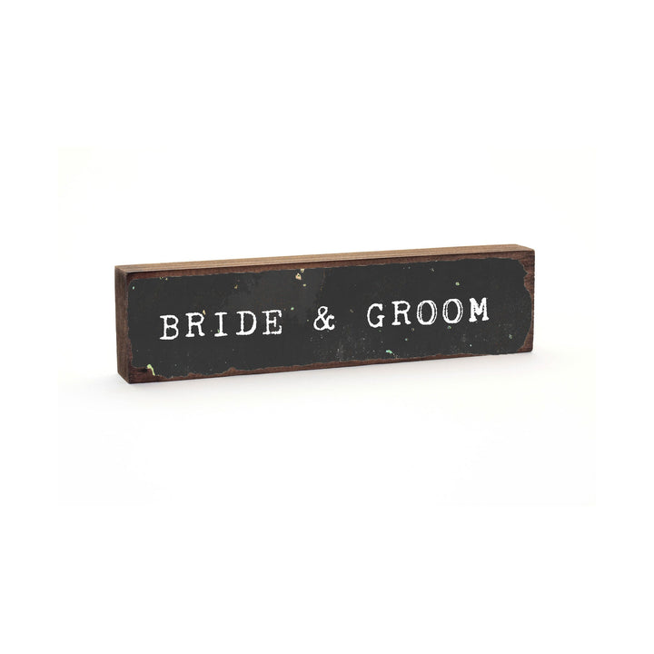 Bride & Groom Timber Bit - Cedar Mountain Studios
