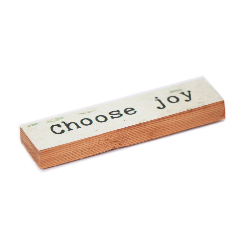 Choose Joy Timber Magnet - Cedar Mountain Studios