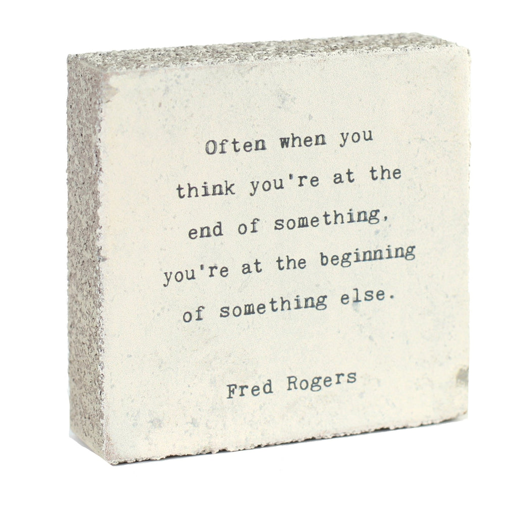 End Of Something (Fred Rogers) Little Gem - Cedar Mountain Studios