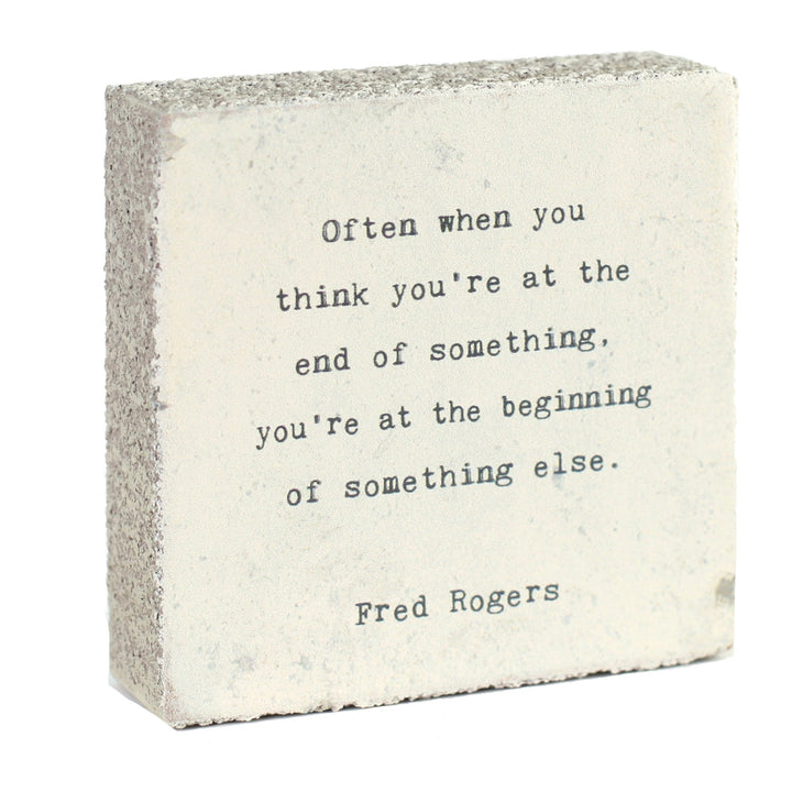 End Of Something (Fred Rogers) Little Gem - Cedar Mountain Studios