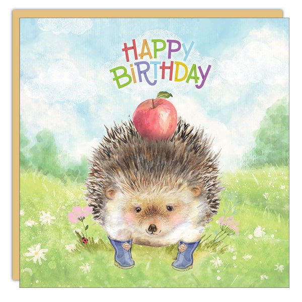 Hedgehog - Birthday - Cedar Mountain Studios