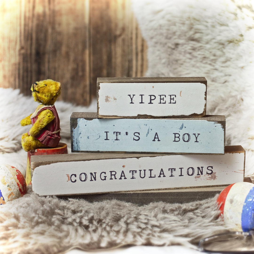 It's a Boy Timber Bit Bundle - Cedar Mountain Studios