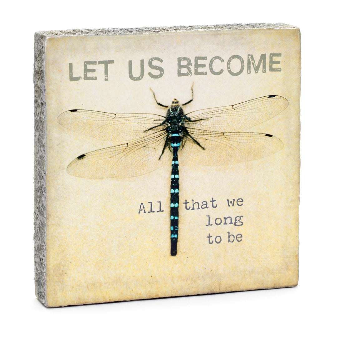 Let Us Become Dragonfly Art Block