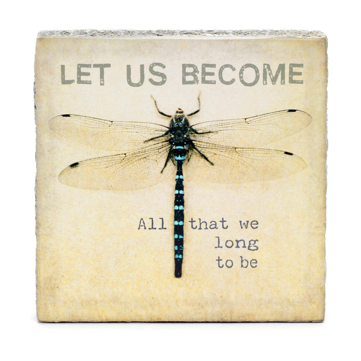 Let Us Become Dragonfly Art Block - Cedar Mountain Studios
