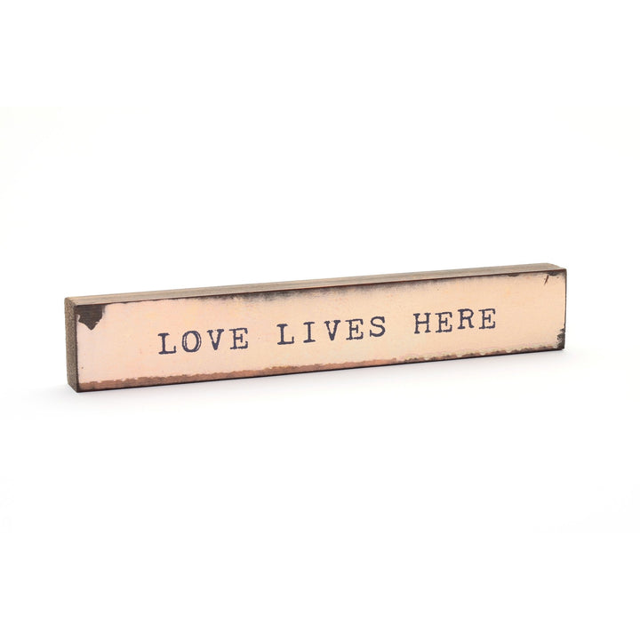 Love Lives Here Timber Bit - Cedar Mountain Studios
