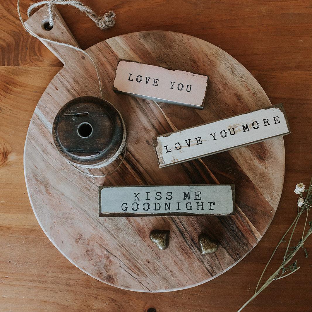 Love You More Timber Bit - Cedar Mountain Studios