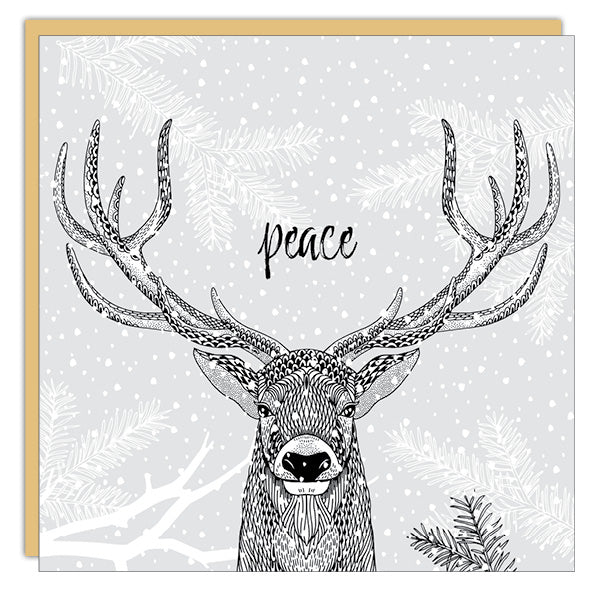 Peace Deer - Holiday - Cedar Mountain Studios