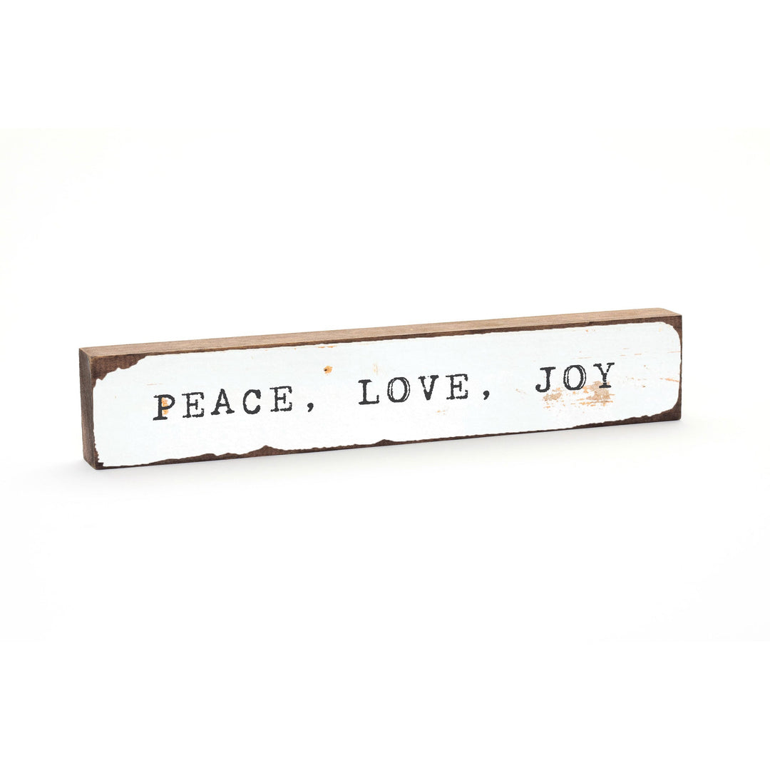 Peace, Love, Joy Timber Bit - Cedar Mountain Studios