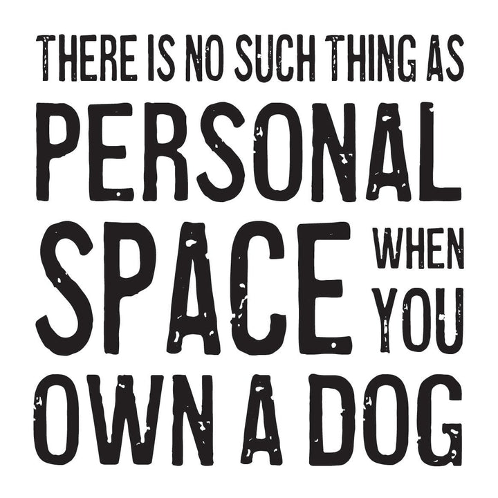 Personal Space Dog Coaster or Magnet - Cedar Mountain Studios