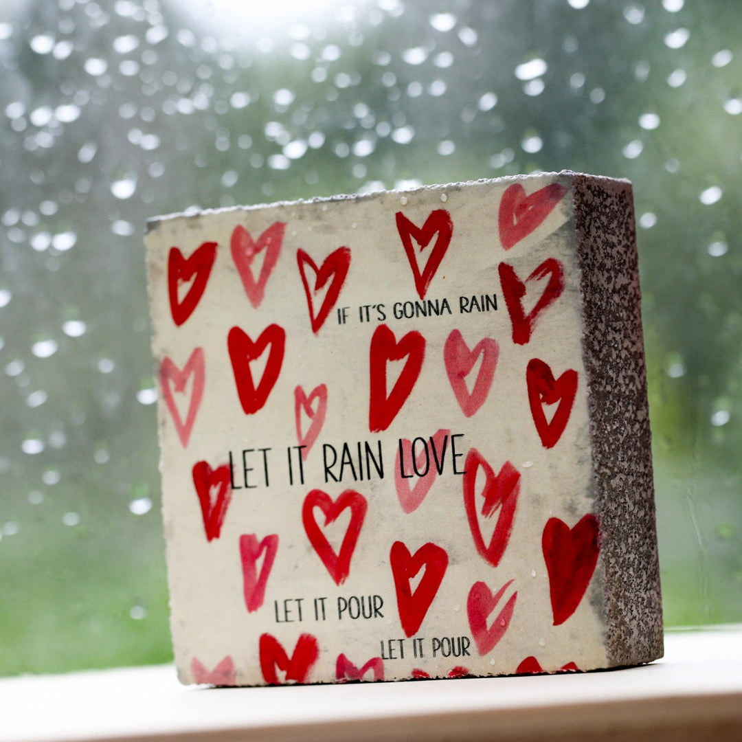 Rain Love Art Block - Cedar Mountain Studios