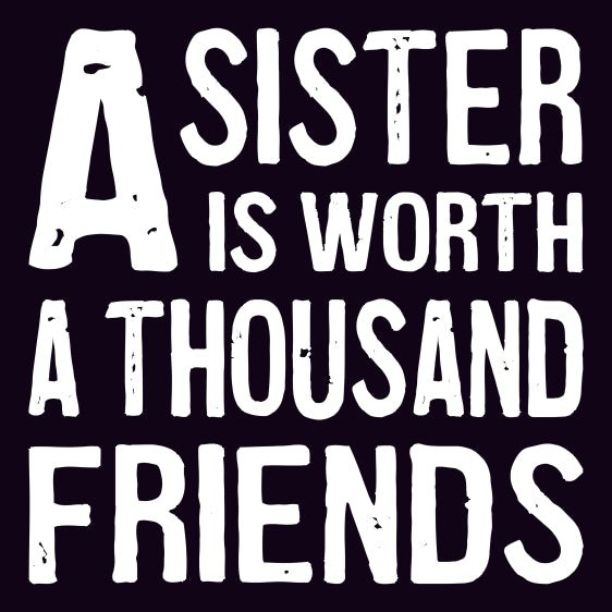 Sister is Worth Coaster or Magnet - Cedar Mountain Studios