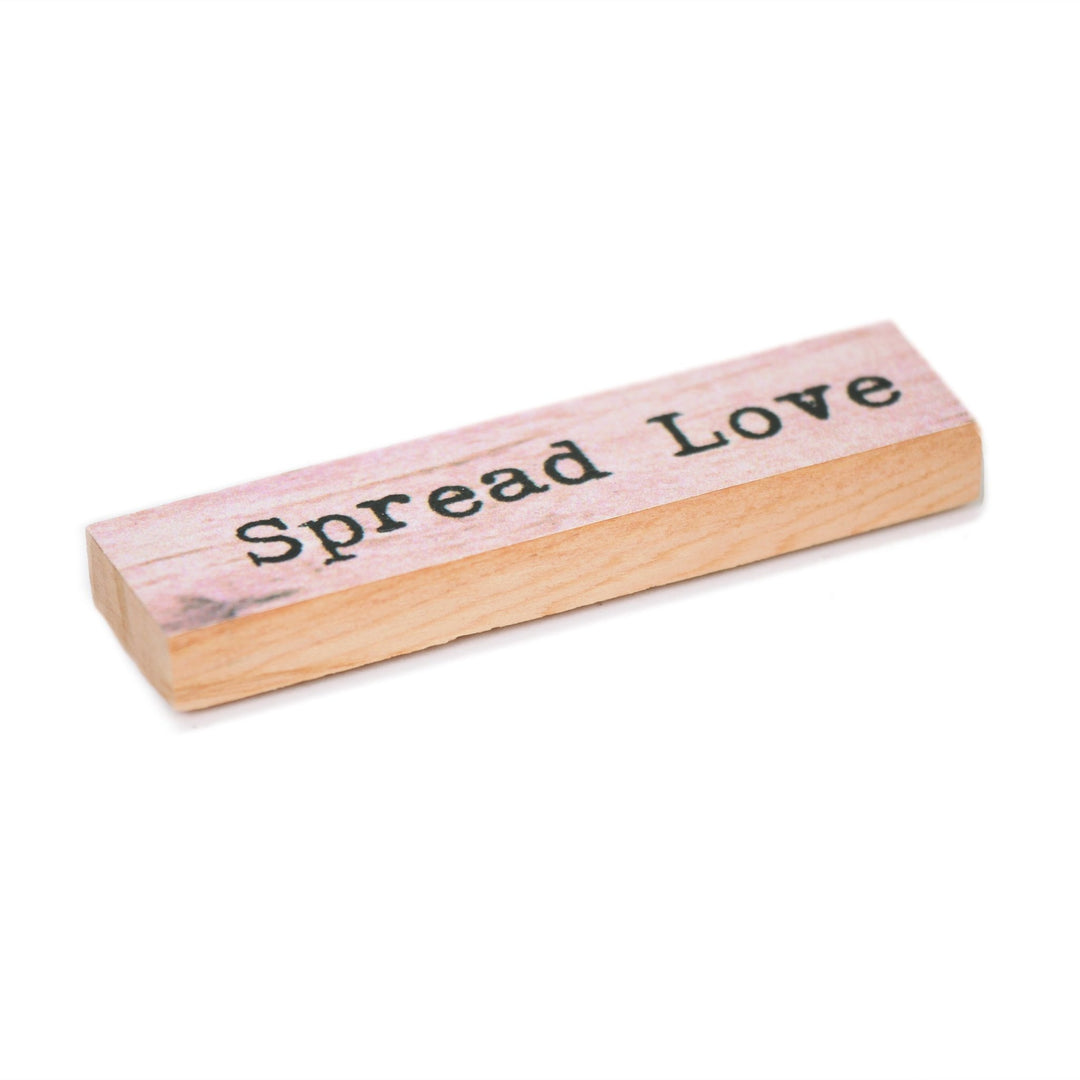 Spread Love Timber Magnet - Cedar Mountain Studios
