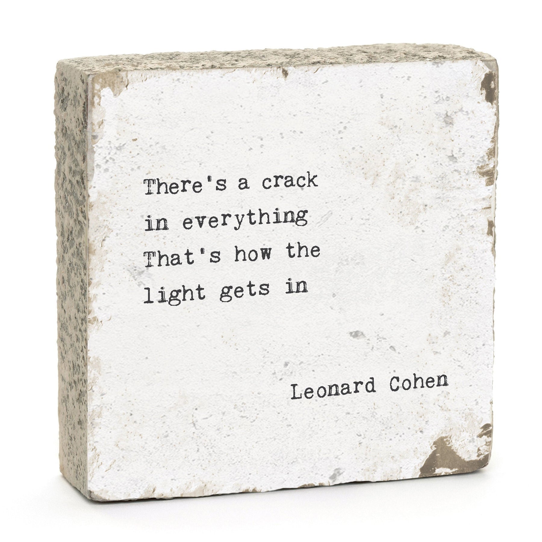Tazza Leonard Cohen - There Is A Crack In Everything. That's How The Light Gets In. - Regalo Ideale