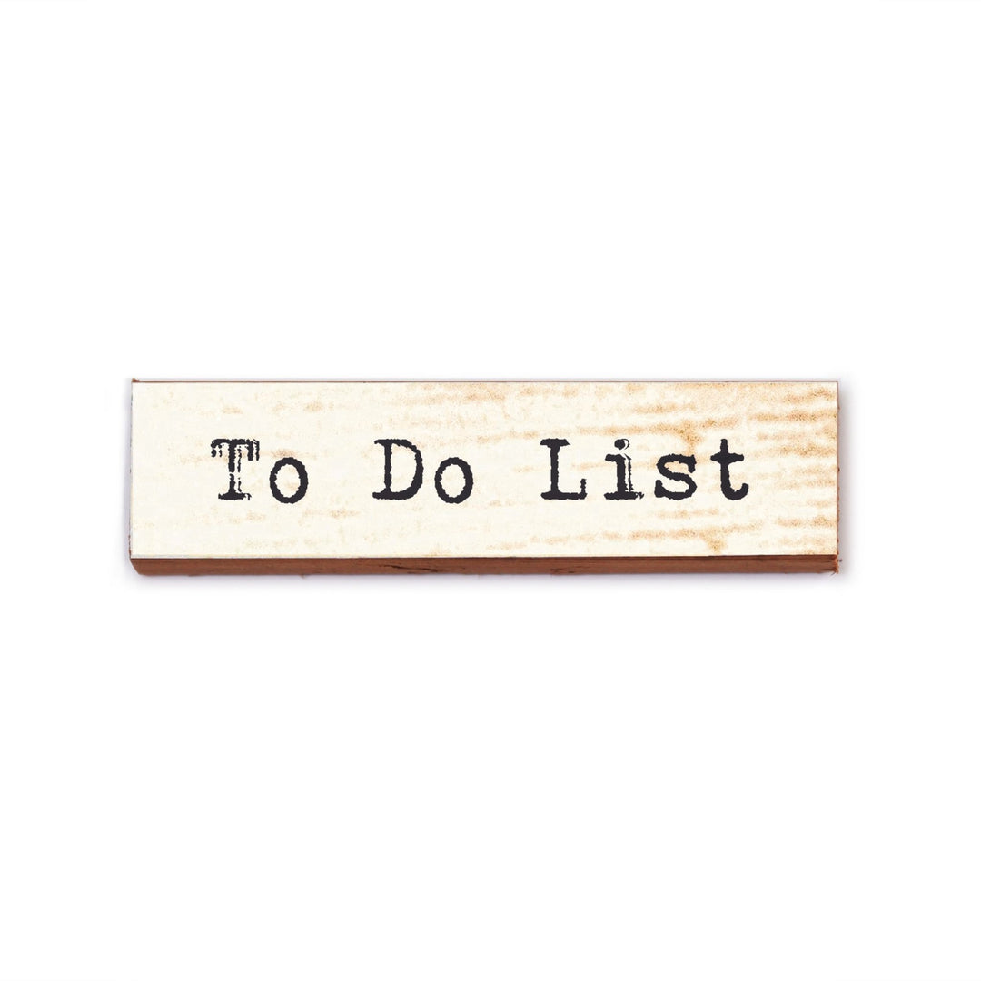 To Do List Timber Magnet - Cedar Mountain Studios