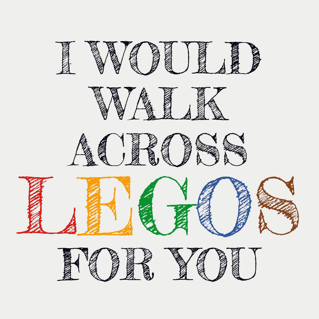 Walk Across Lego Coaster or Magnet - Cedar Mountain Studios