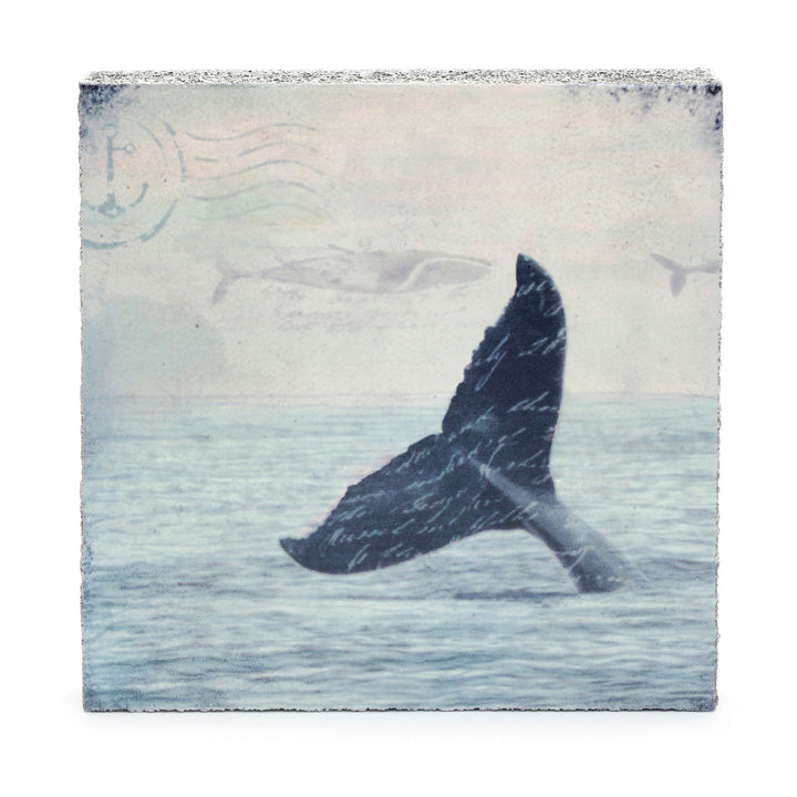 Whale Tail Art Block - Cedar Mountain Studios