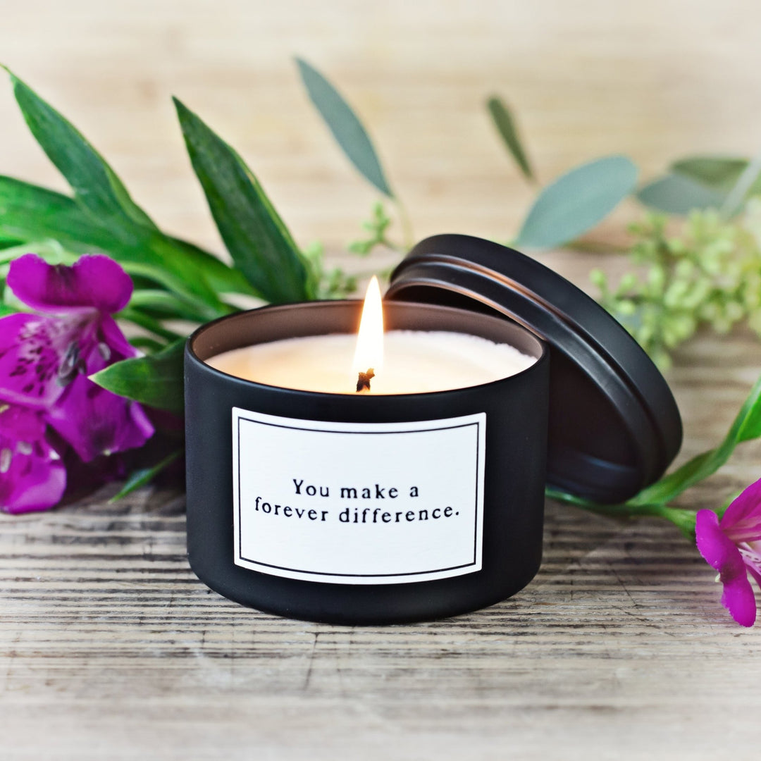 You Make A Forever Difference Candle - Cedar Mountain Studios